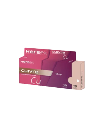 HERBEX CUIVRE 1.5MG BT/30