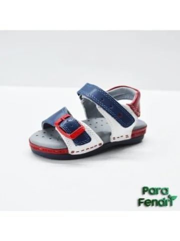 STI SANDALE BLANC+BLEU+ROUGE