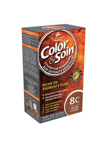 color soin blond cuivre 8c...
