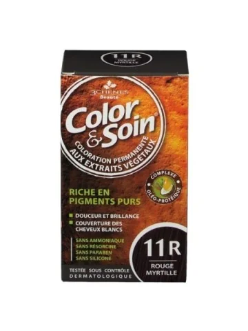 color soin rouge myrtille...