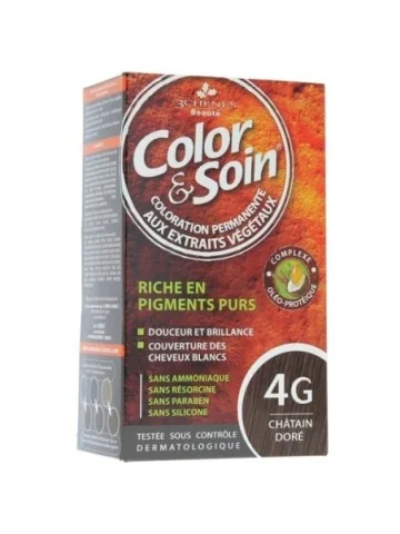 color soin chatain dore 4g...