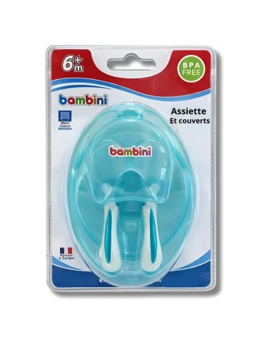 BAMBINI - ASSIETTE ET COUVERTS