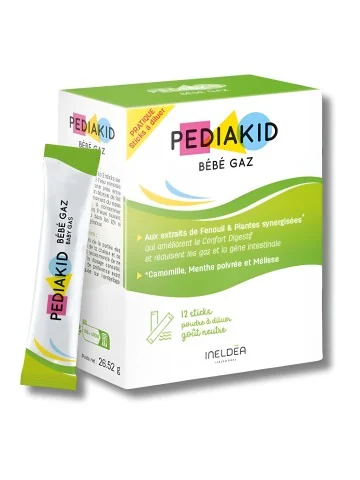 PEDIAKID - BEBE GAZ 12 STICKS