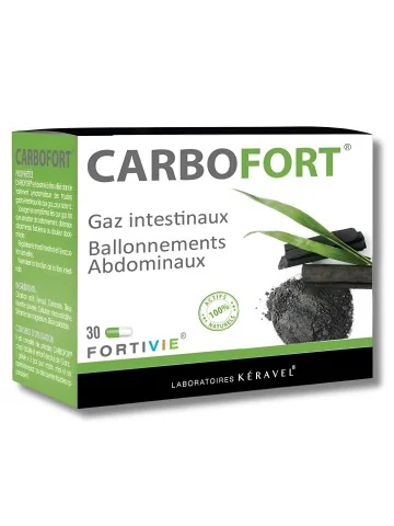 KERAVEL - CARBOFORT 30 GELULES