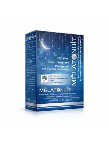 VITAL - MELATONUIT 30 GELULES